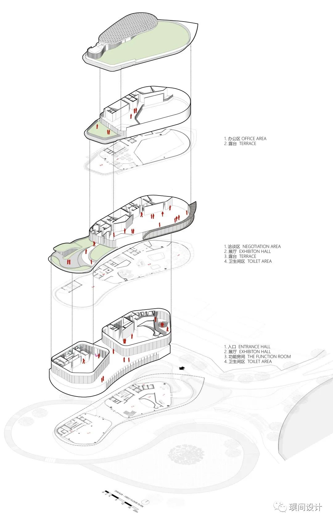 昆明大华白沙湖·虹桥鱼跃展厅丨中国昆明丨上海璞间建筑设计有限公司&上海天华建筑设计有限公司-57