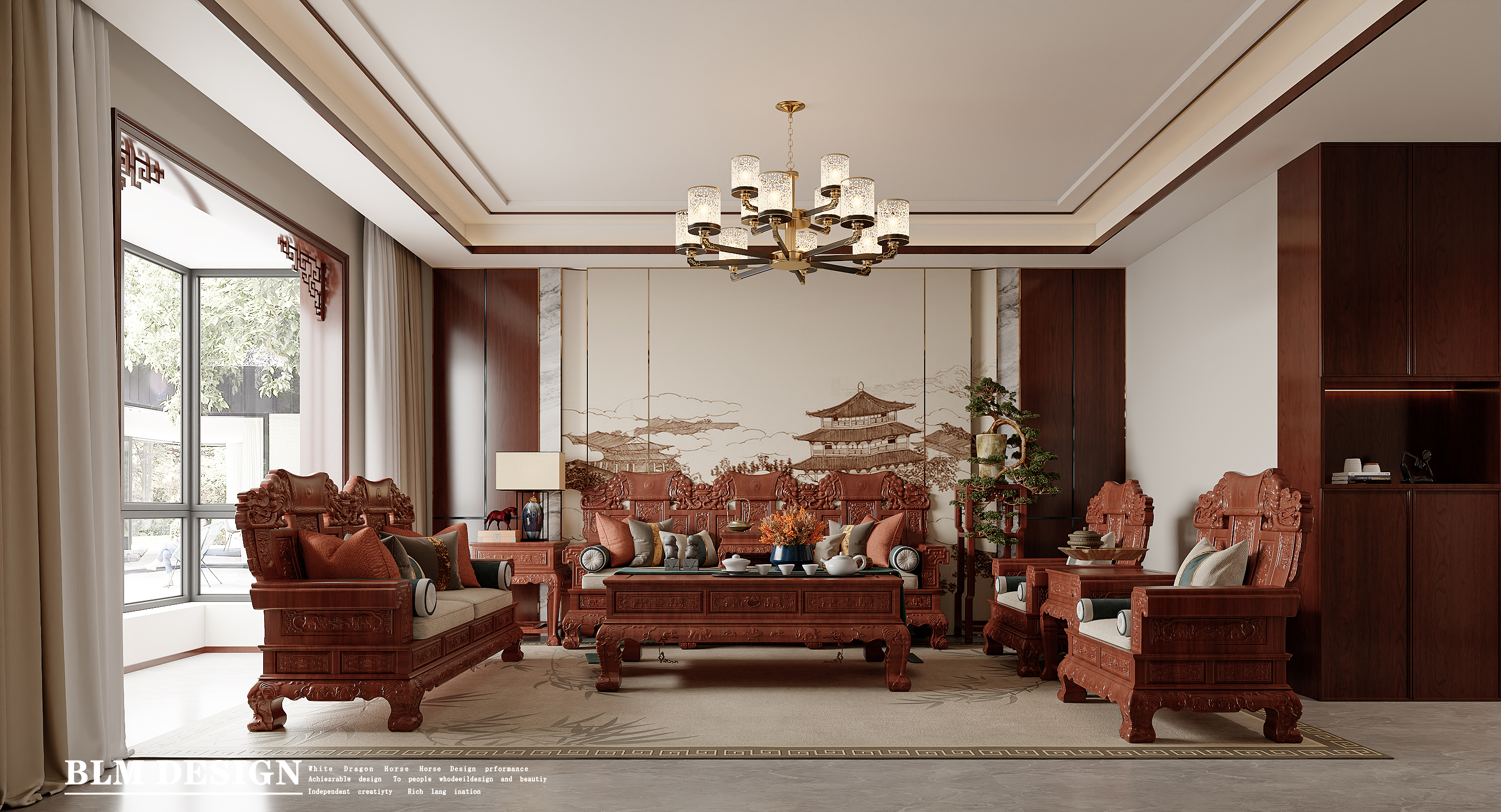 中式家装效果展示-5