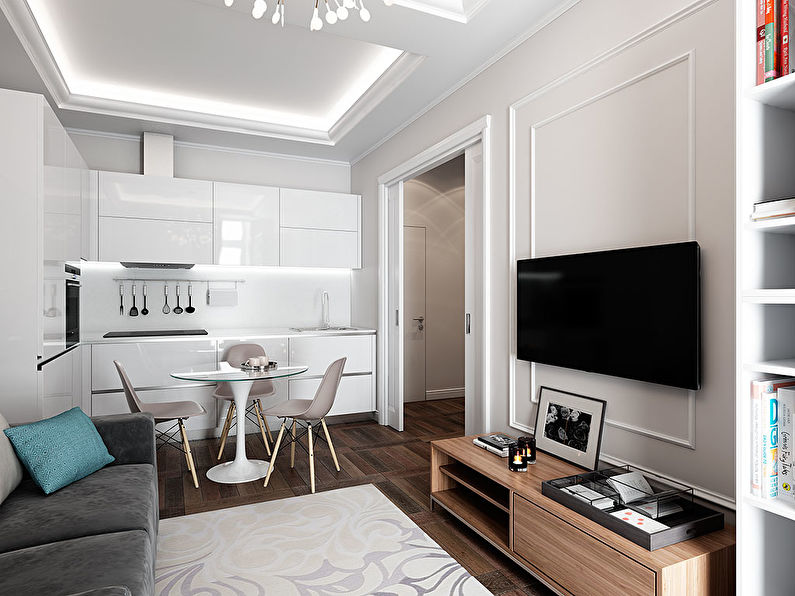 ЖК «Смольный парк» 82平米公寓丨俄罗斯圣彼得堡丨Студия Александра Акименкова-19