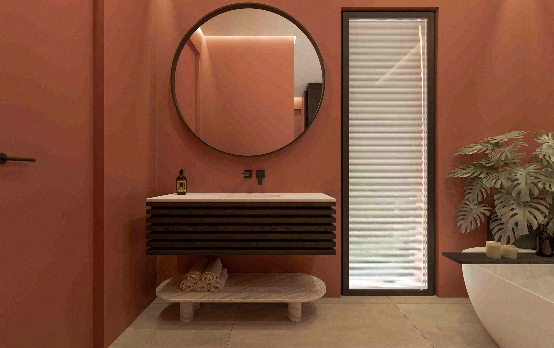 Modern Bedroom And Livingroom-3