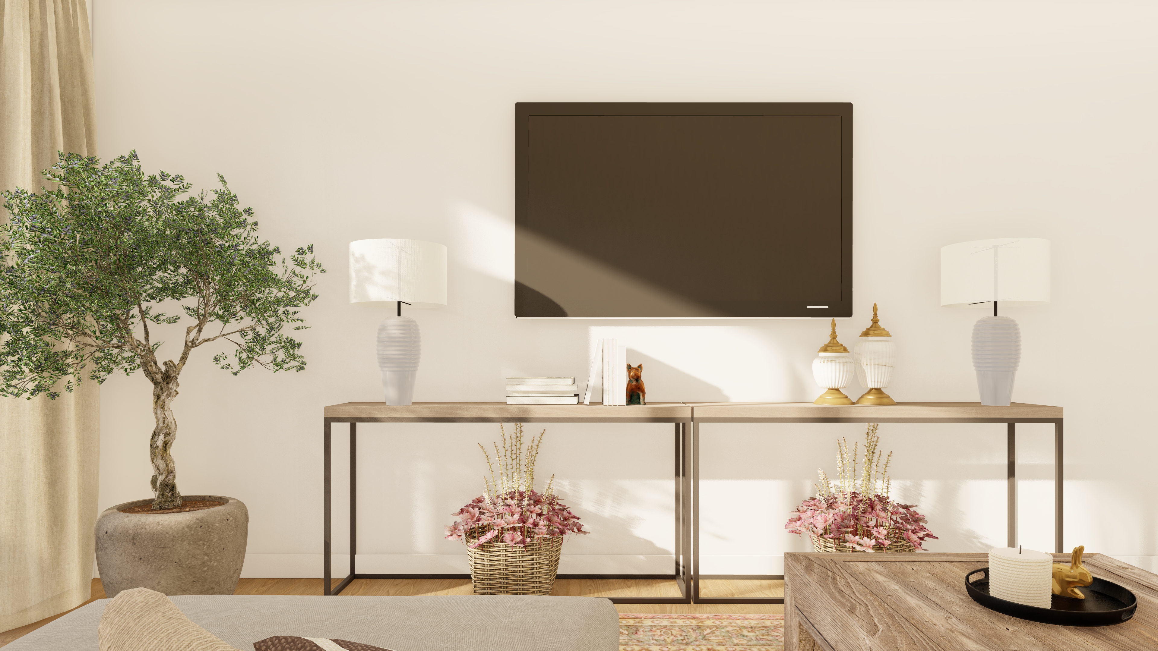 Ground Floor Design and 3D Rendering-10