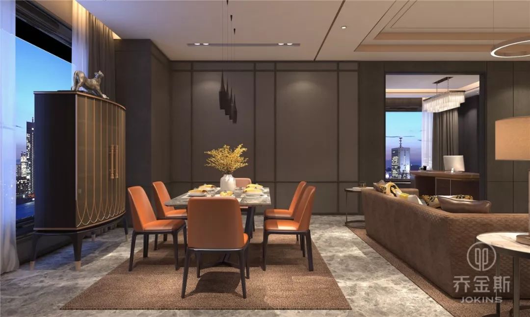 乔金斯秦皇岛展厅 | 轻奢新中式欧美风家居艺术-15