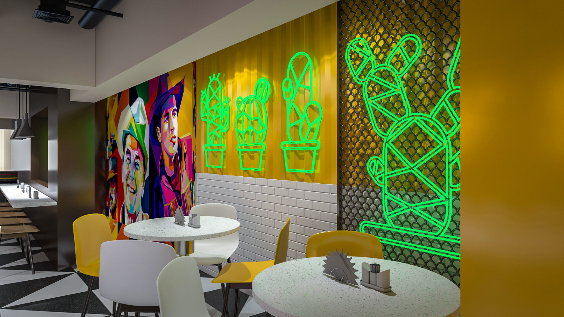 COWBOY & APACHE RESTAURAN 餐厅设计丨埃及丨E H A B I S H A K DESIGNS-12