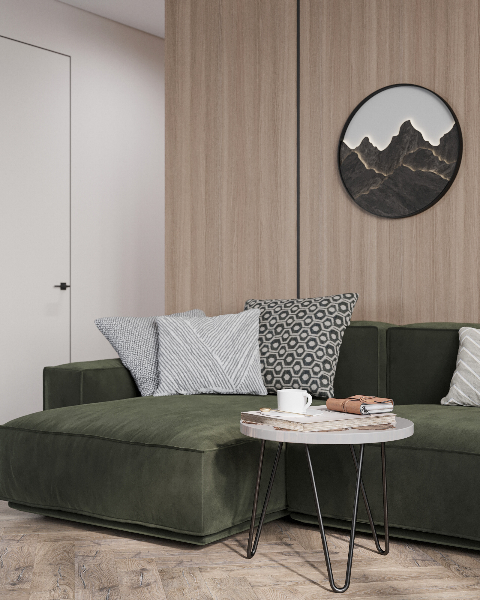 Bally 厨房与客厅设计-25