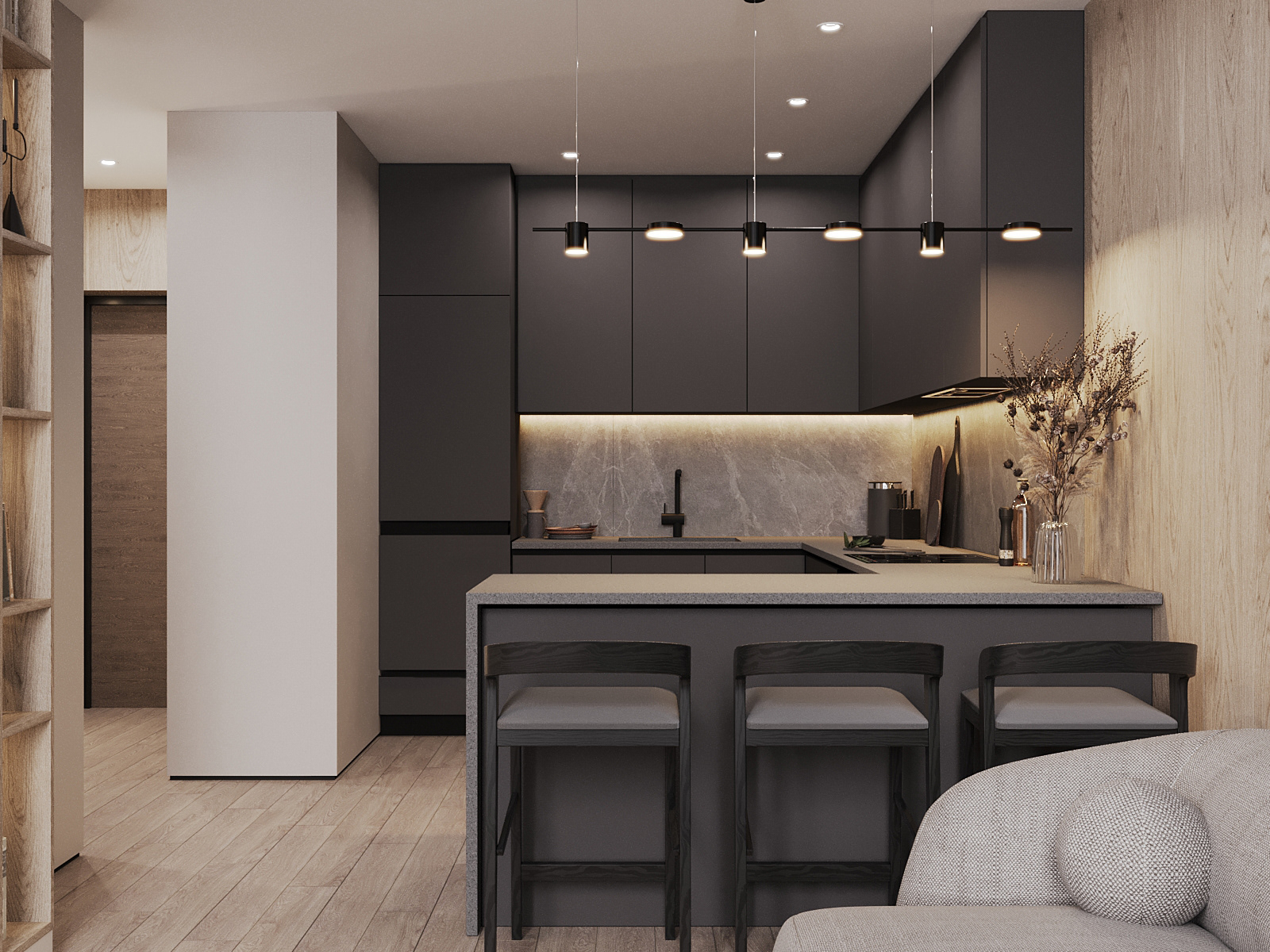 现代公寓室内设计-3