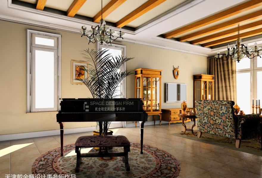 别墅设计案例欣赏 · 美式乡村风格-4