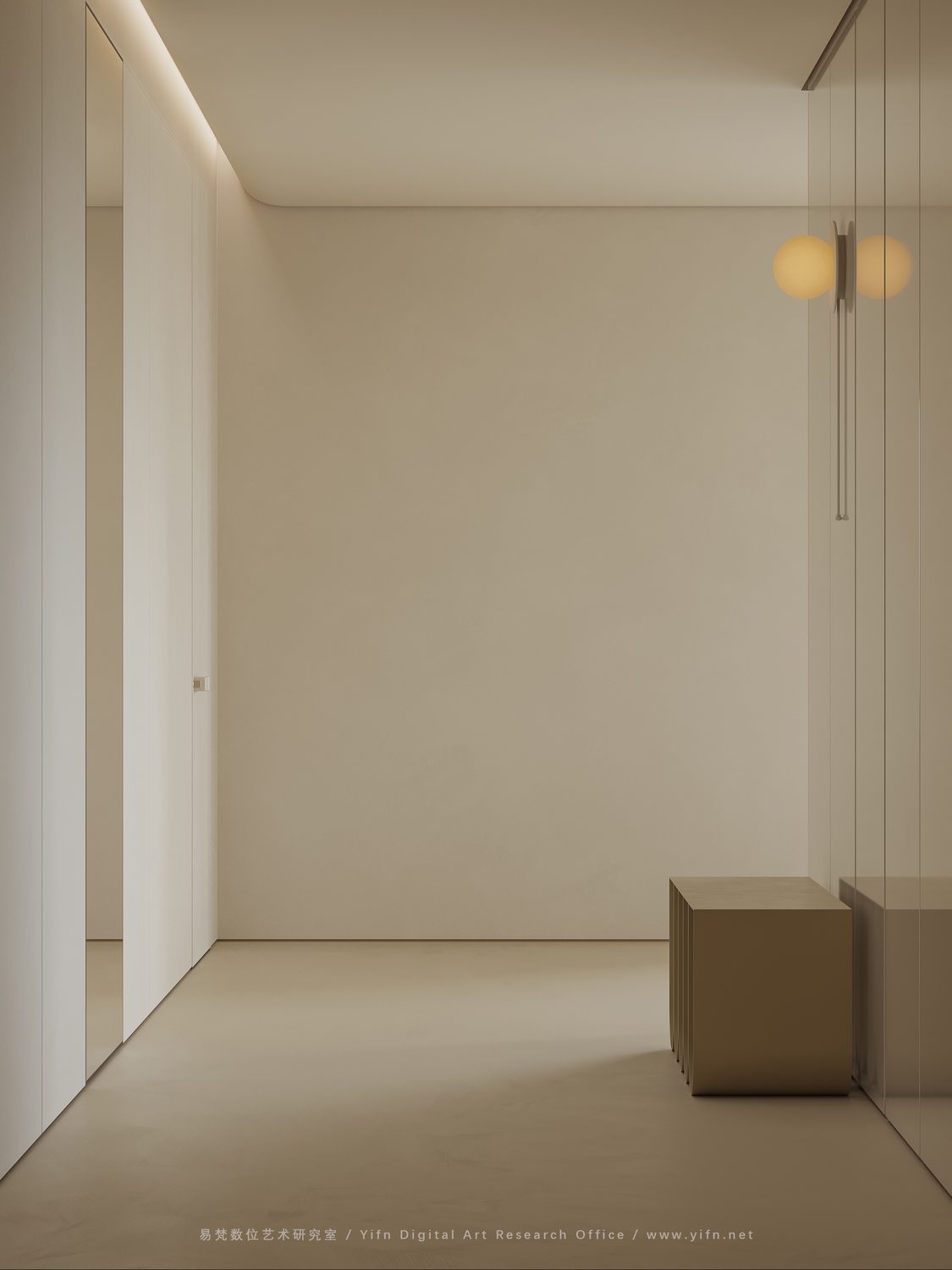 现代奶油风住宅|易梵视觉-21