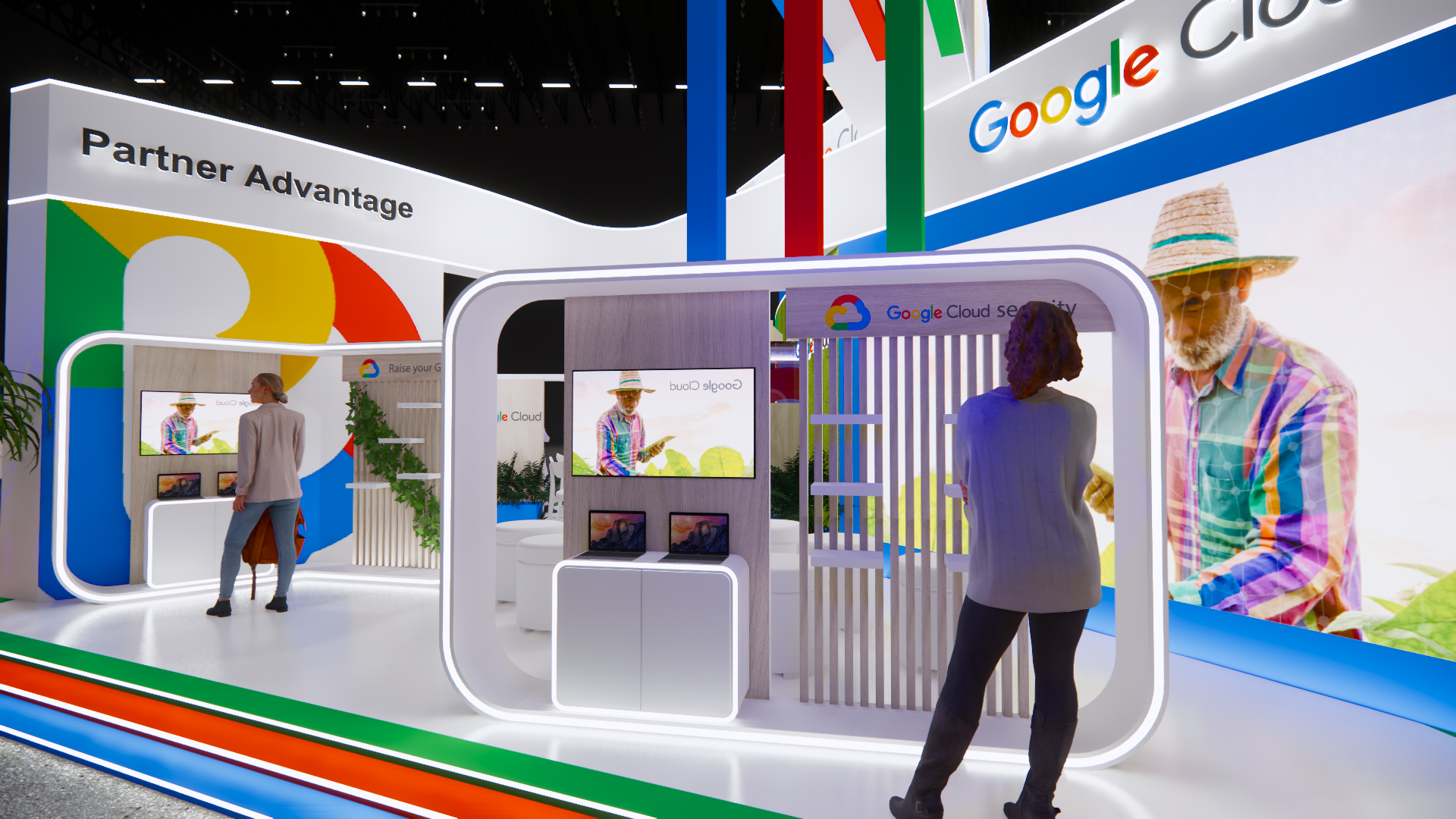 Google exhibition stand , event design-17