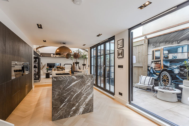 阿姆斯特丹 17 世纪独特运河房里的时尚斯堪的纳维亚公寓-6