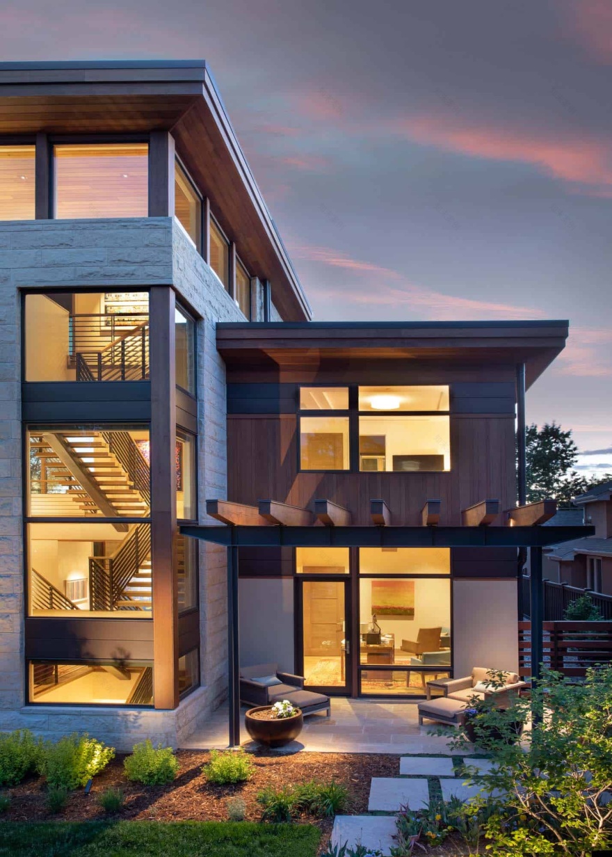 See inside this urban house built around an amazing courtyard in Denver-34