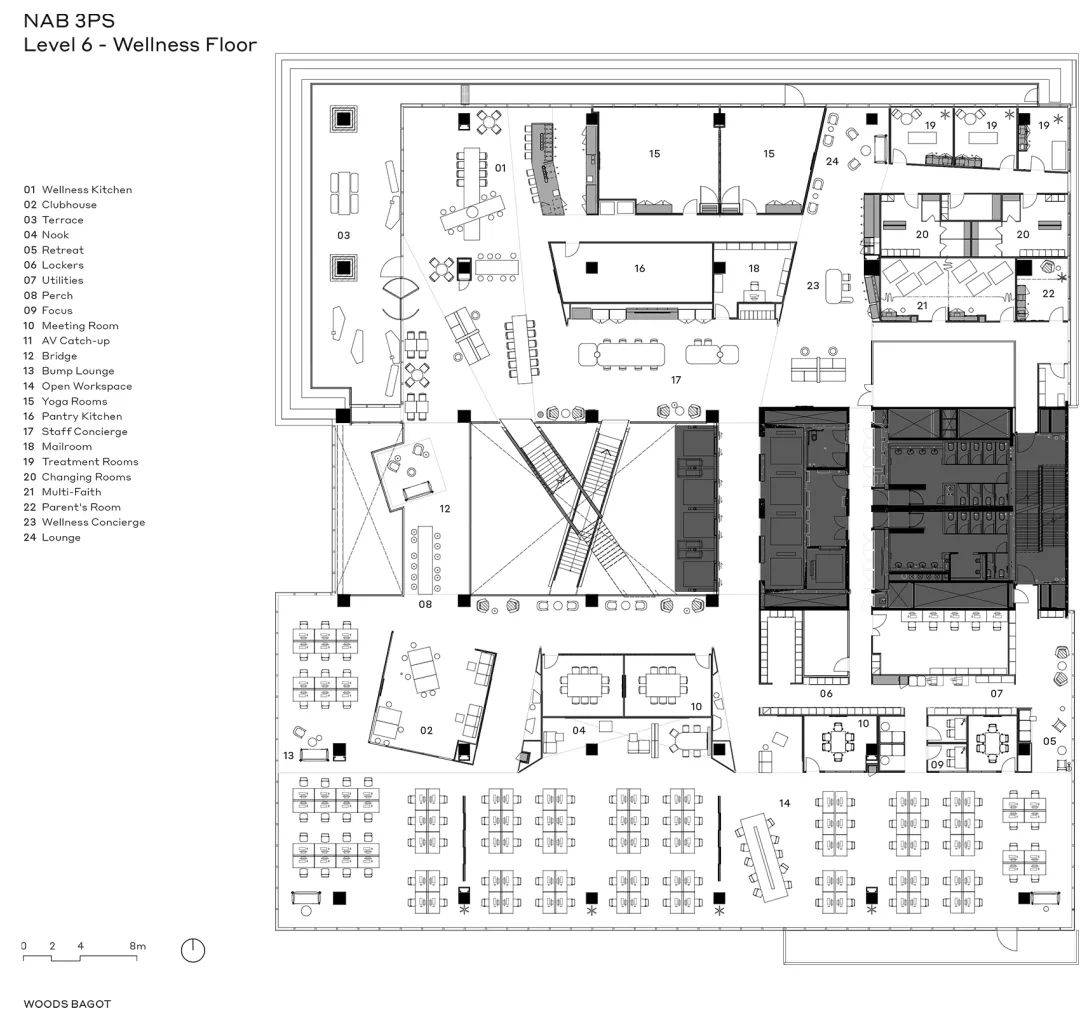 悉尼红梯 · 澳大利亚国民银行双生办公空间丨澳大利亚悉尼丨伍兹贝格-73