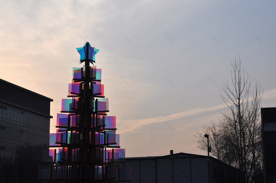 2015北京国贸三期圣诞节室外装置艺术 & “圣诞树” / Way Studio-19