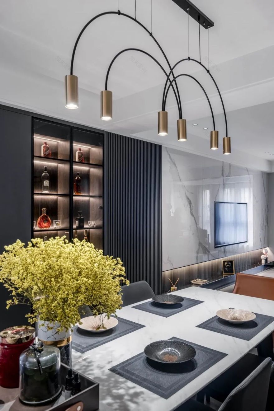 观诺新作 | 心海金源 | 简约优雅的室内设计艺术-22