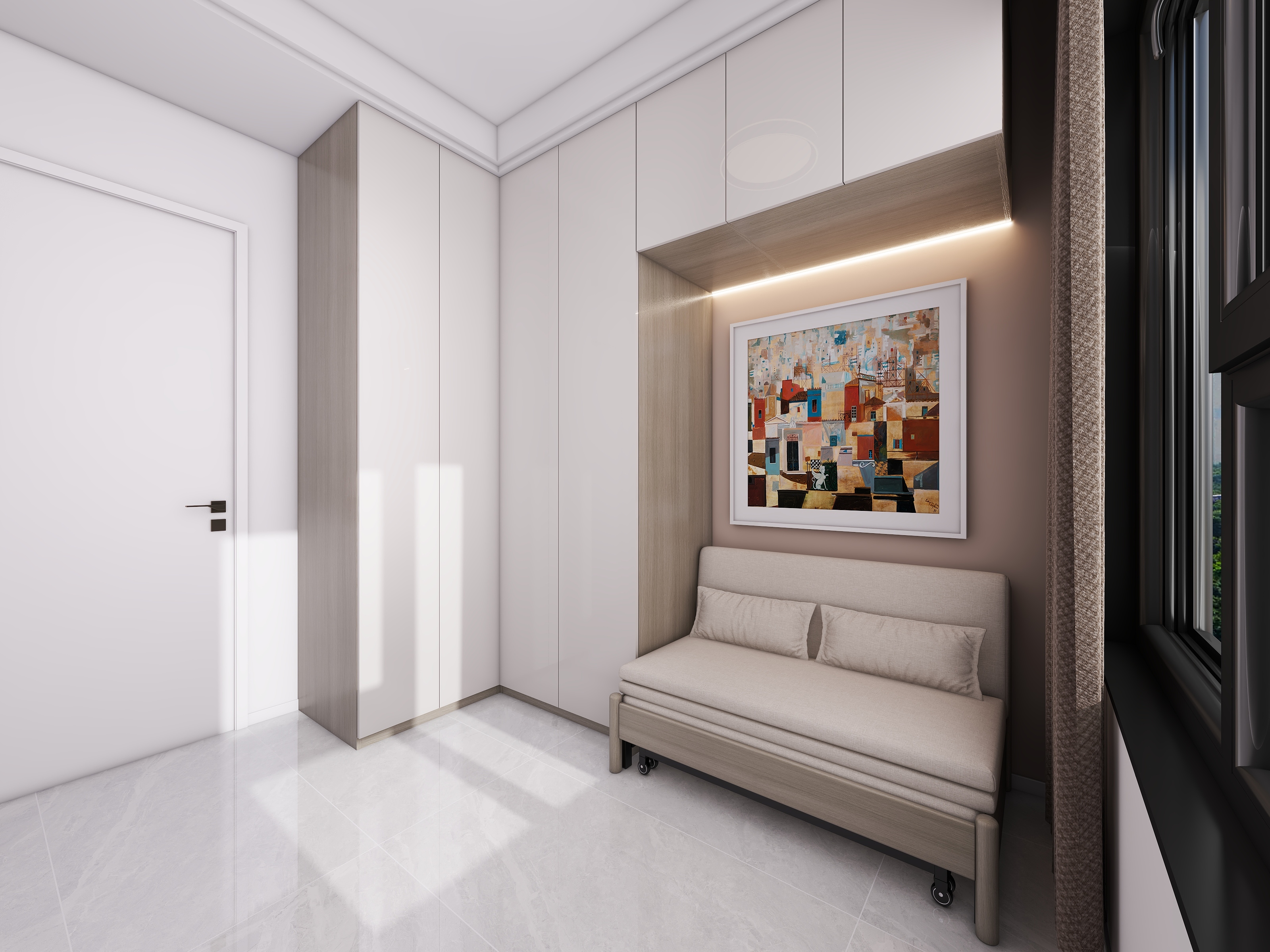 四川成都新津五峰安置房（71平方现代简约两居室）-42