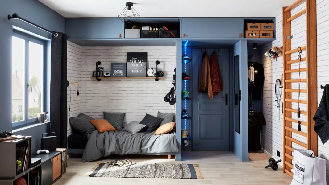 工业风格青少年卧室 | 完美开学礼-1