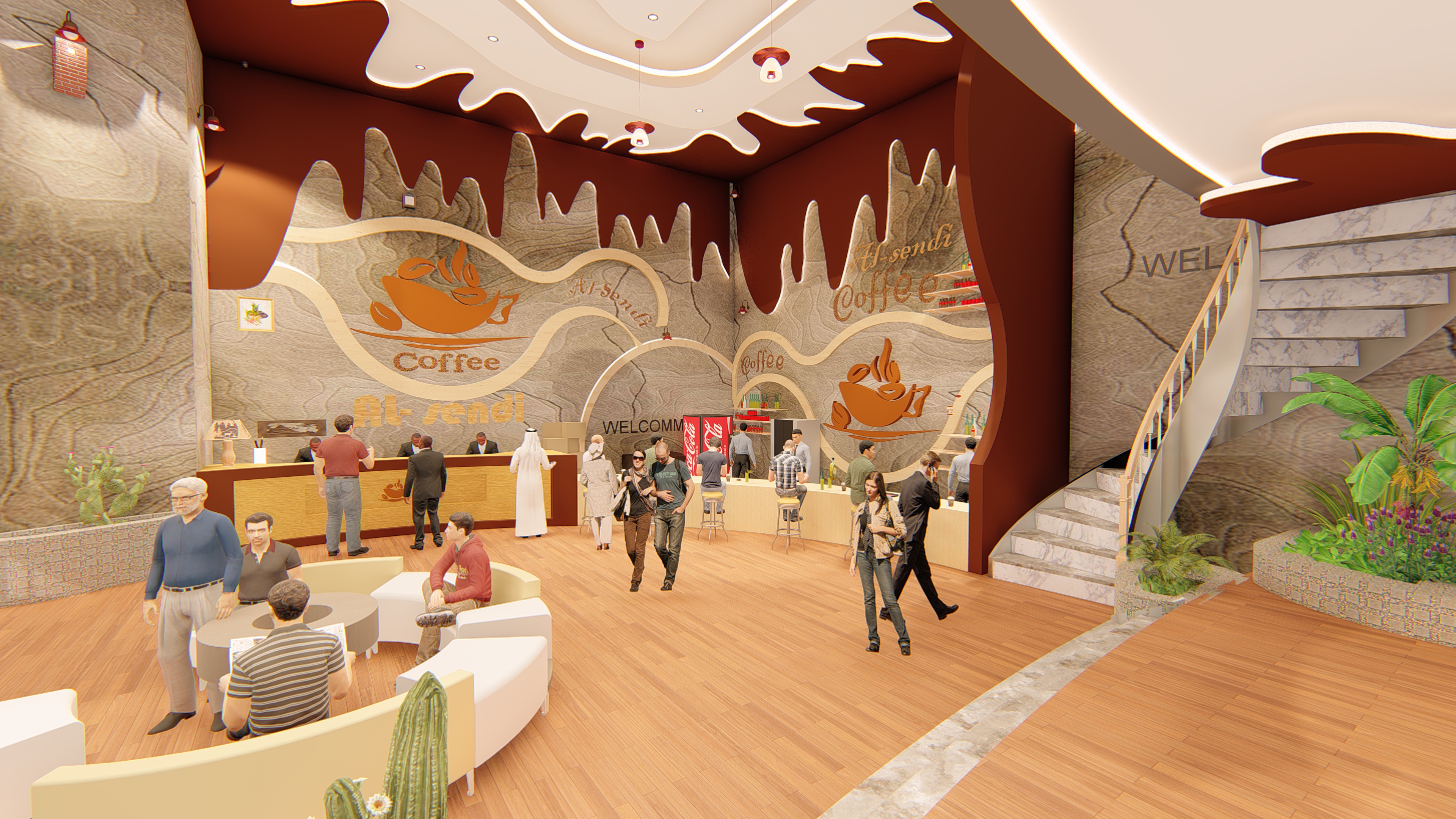 تصميم Coffee shop-12