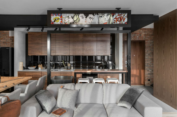 国外轻工业风休闲住宅  Sikora Wnetrz-4