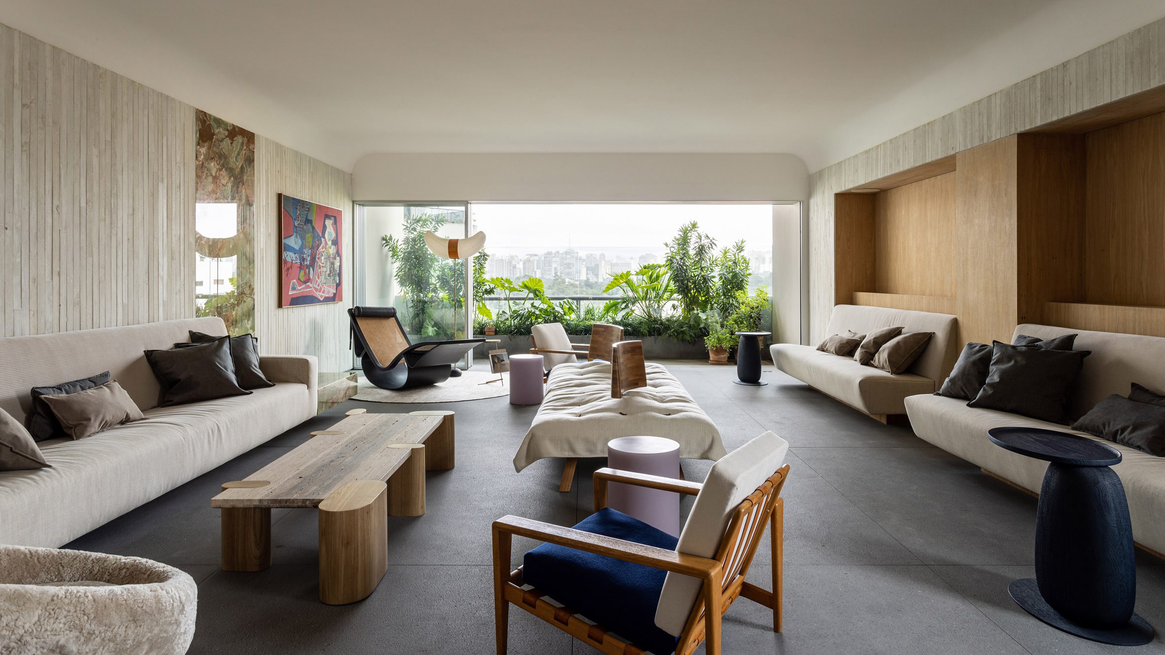 巴西圣保罗公寓大翻新，混搭风格展现独特魅力-0