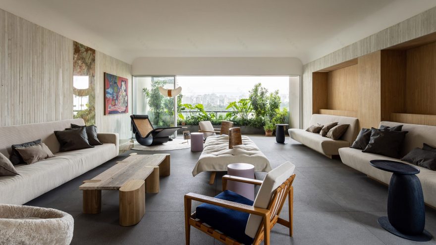 巴西圣保罗公寓大翻新,混搭风格展现独特魅力-0