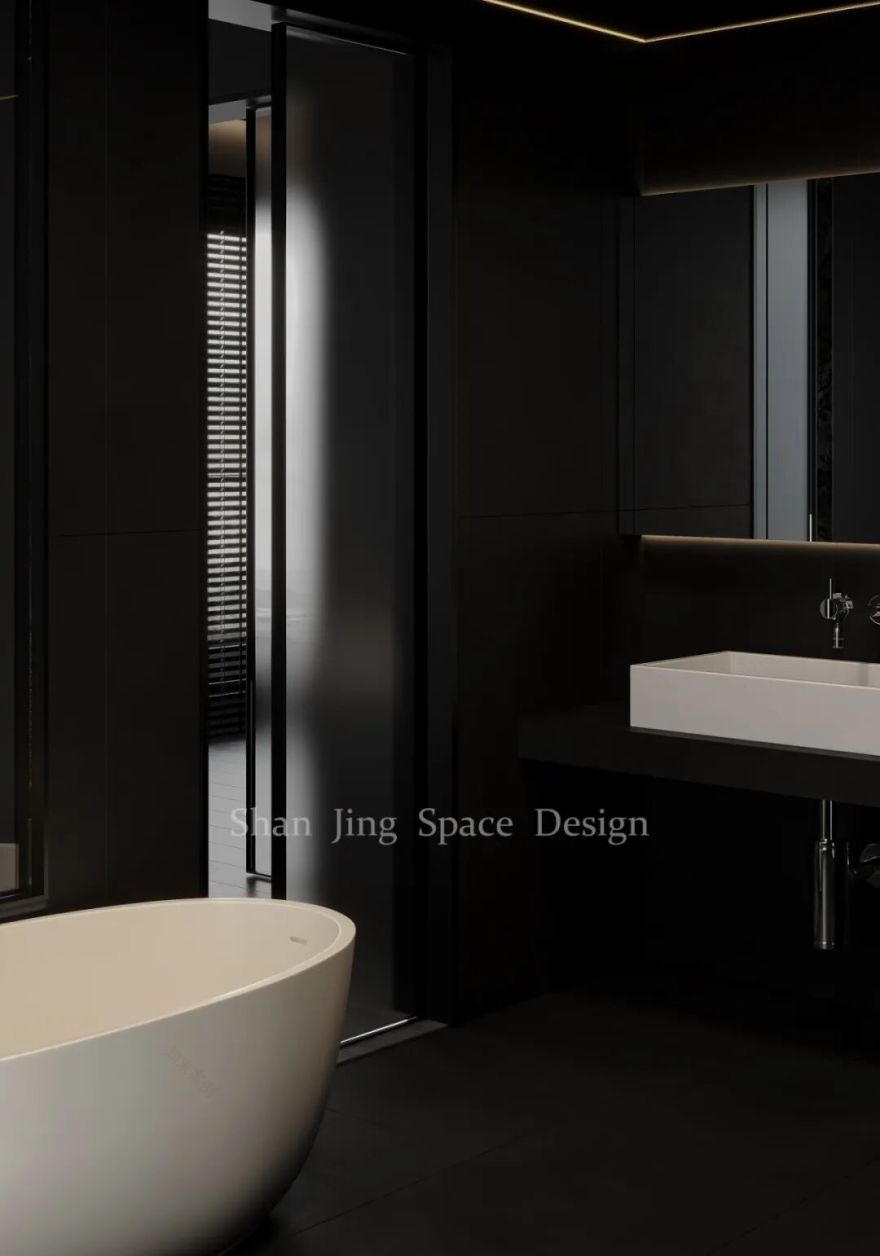 山境空间新案 |暗黑之境 |享受纯粹的墨色空间-94