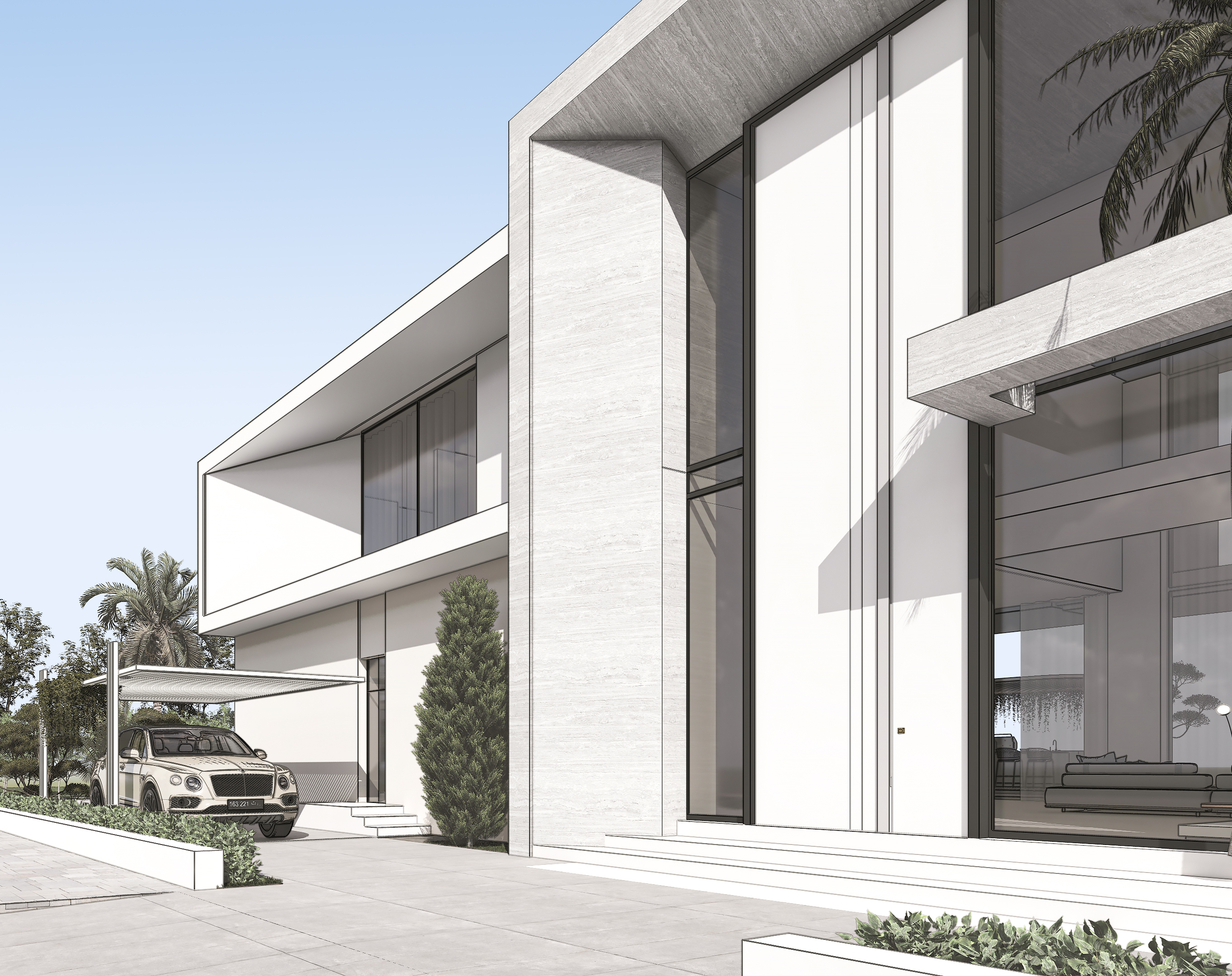 38&39MBR 别墅概念设计丨阿联酋迪拜丨Eleven Plus 装饰设计-10