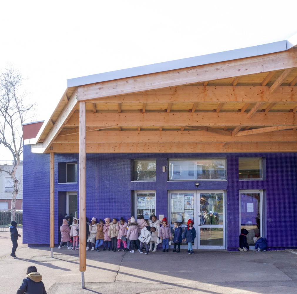 法国 Jean Macé 学校温暖环保改造丨法国巴黎丨SOL 建筑事务所-8