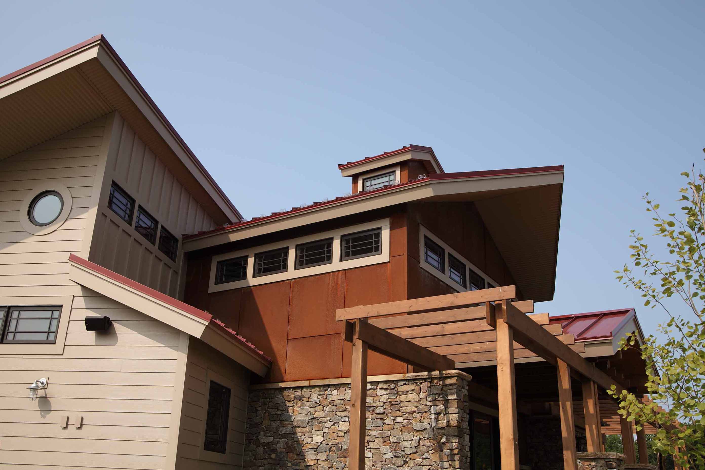 明尼苏达州北部现代农场风格退休宅-13