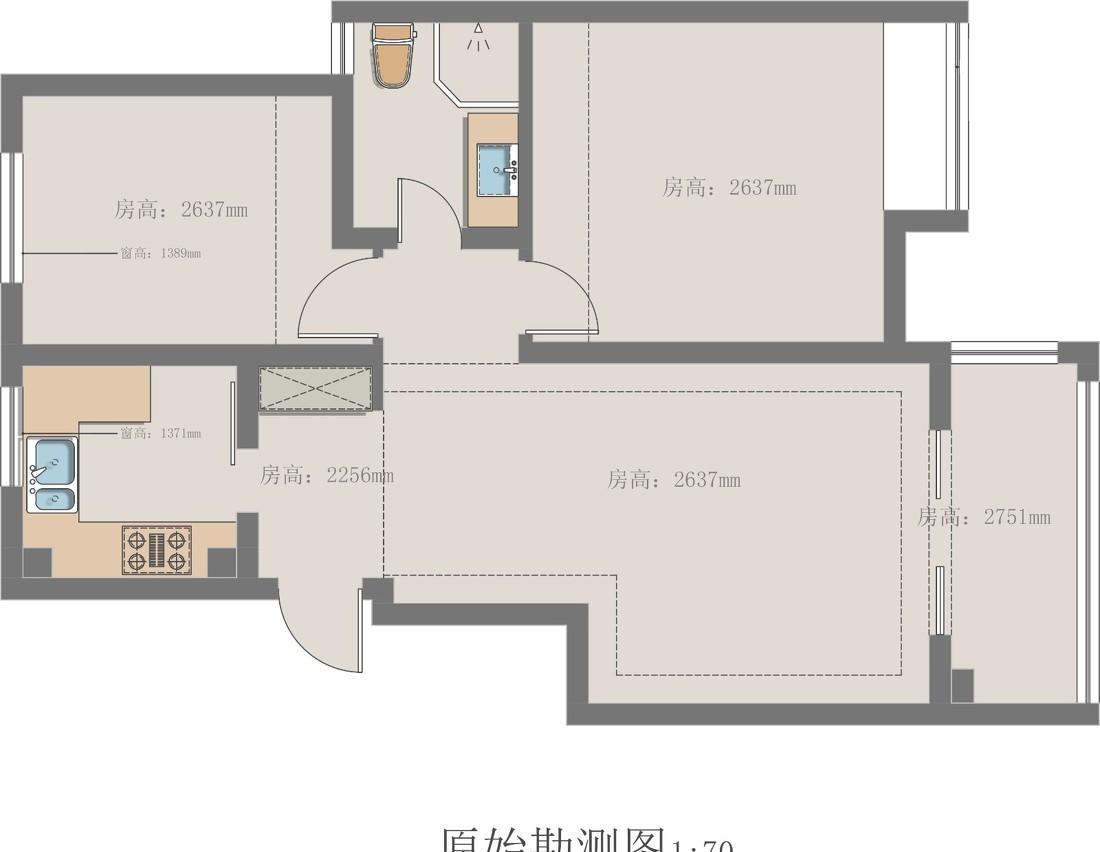 小户型空间利用与缤纷生活的完美结合-12