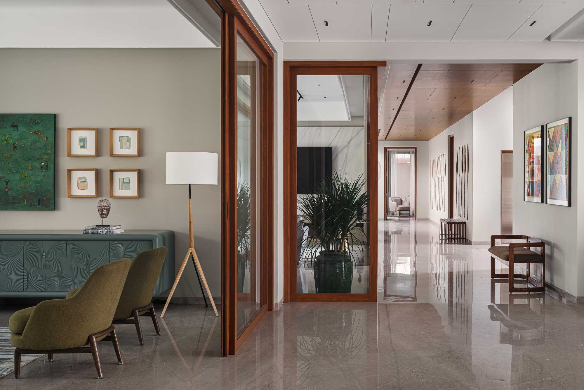 HPA 设计的 Ahmedabad 住宅丨印度丨Hiren Patel Architects-21