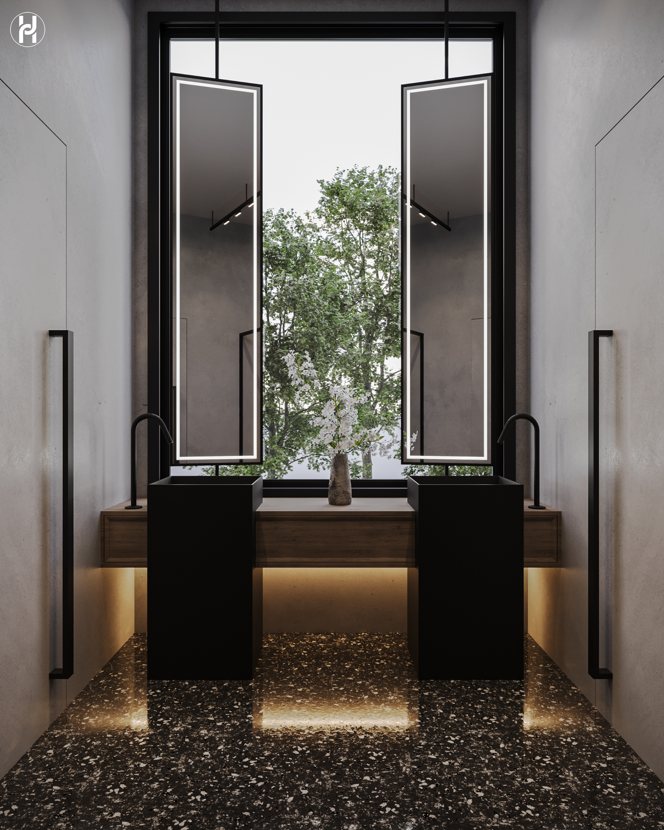 黑暗的浴室丨Marwa Salah-3