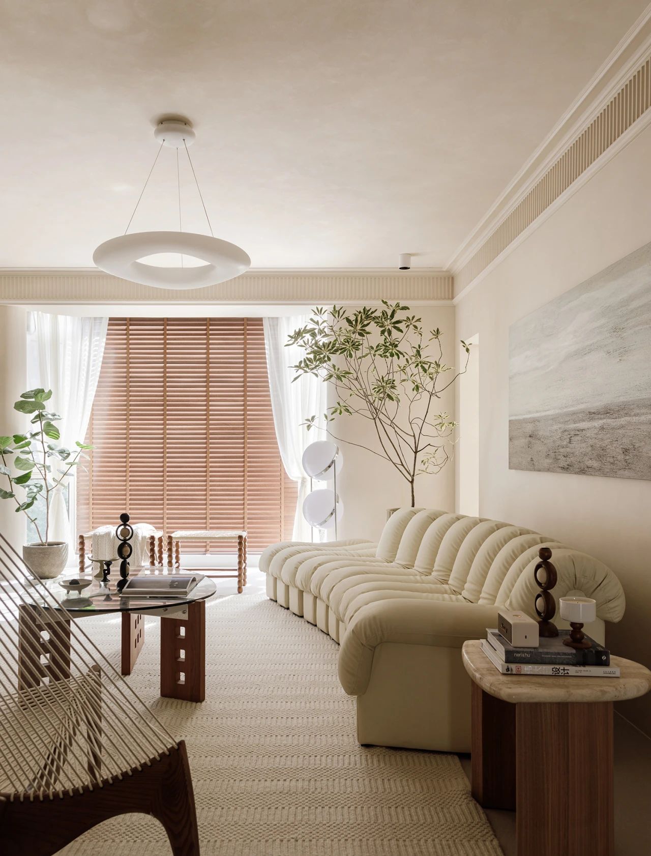 线面布局,石材联动 | 年轻人的婚房也讲究“打破重组”-12