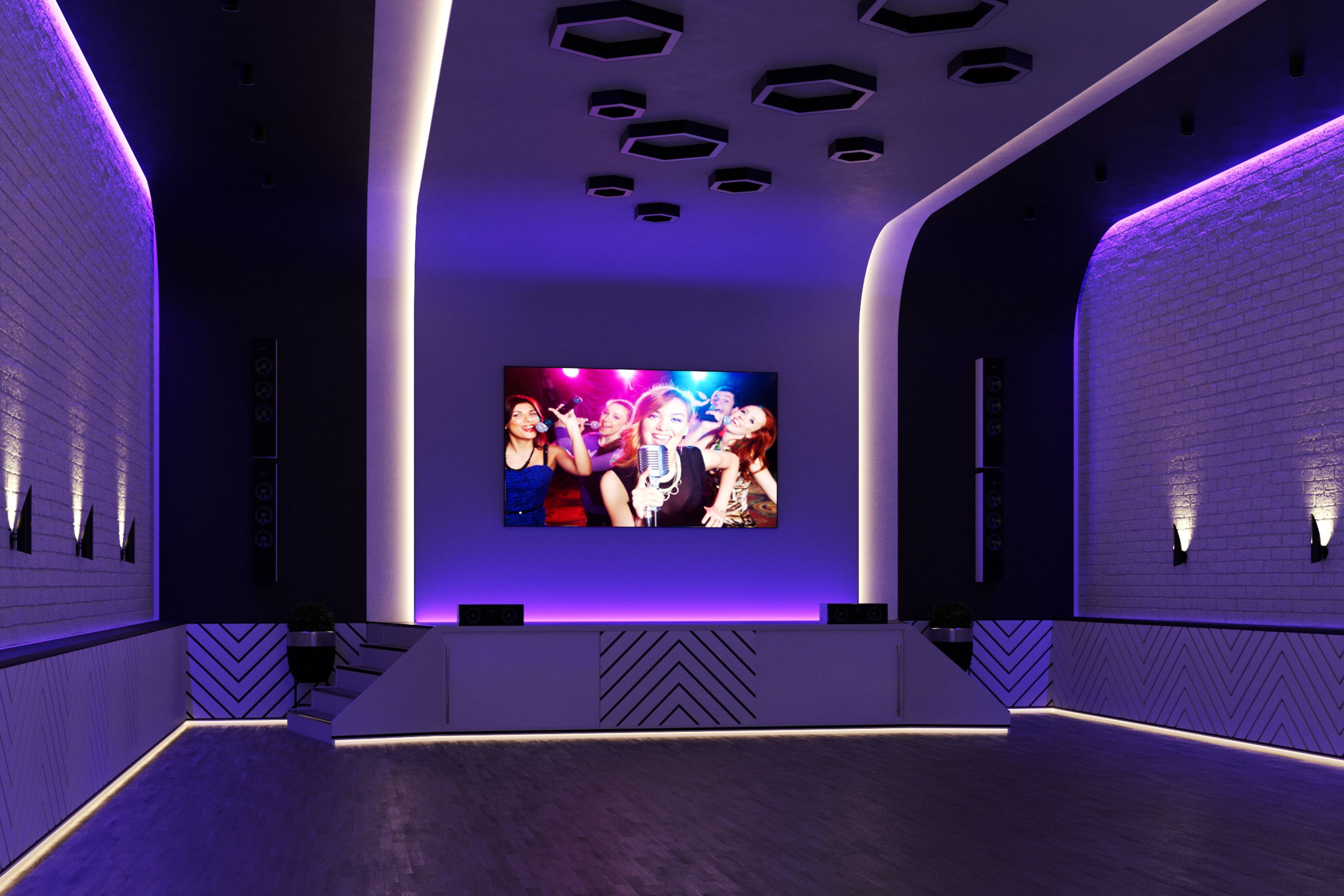 Дизайн-проект зала 3 в 1. Санаторий "Сольвычегодск"-5