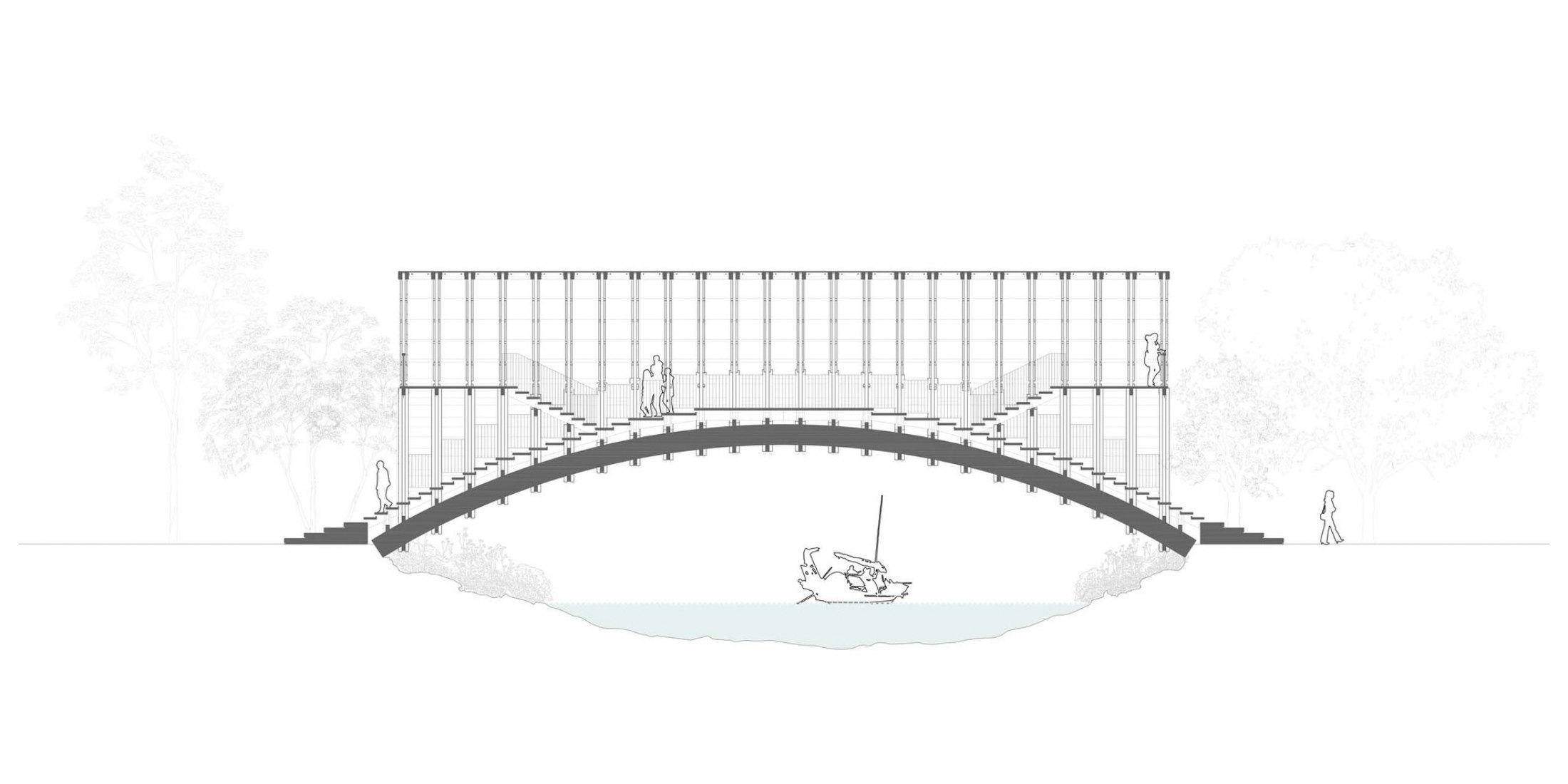 LUO studio设计的江门木质拱桥丨中国江门丨LUO studio（由罗宇杰创办）-58