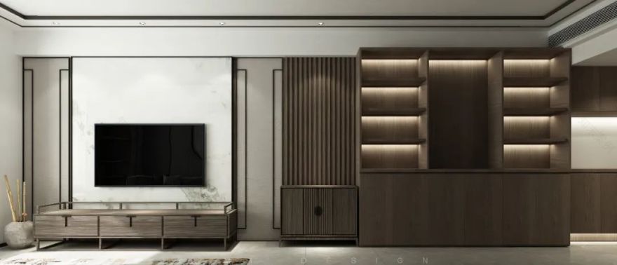 越秀区 89.9㎡雅致之家,东方美学与现代简约的完美融合-31