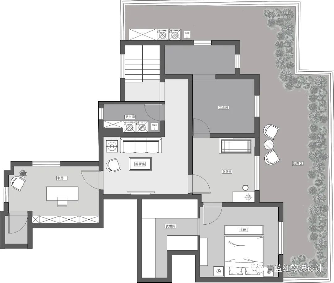 德信东城 260m²私宅设计 | 月色雪色间的第三种绝色-56