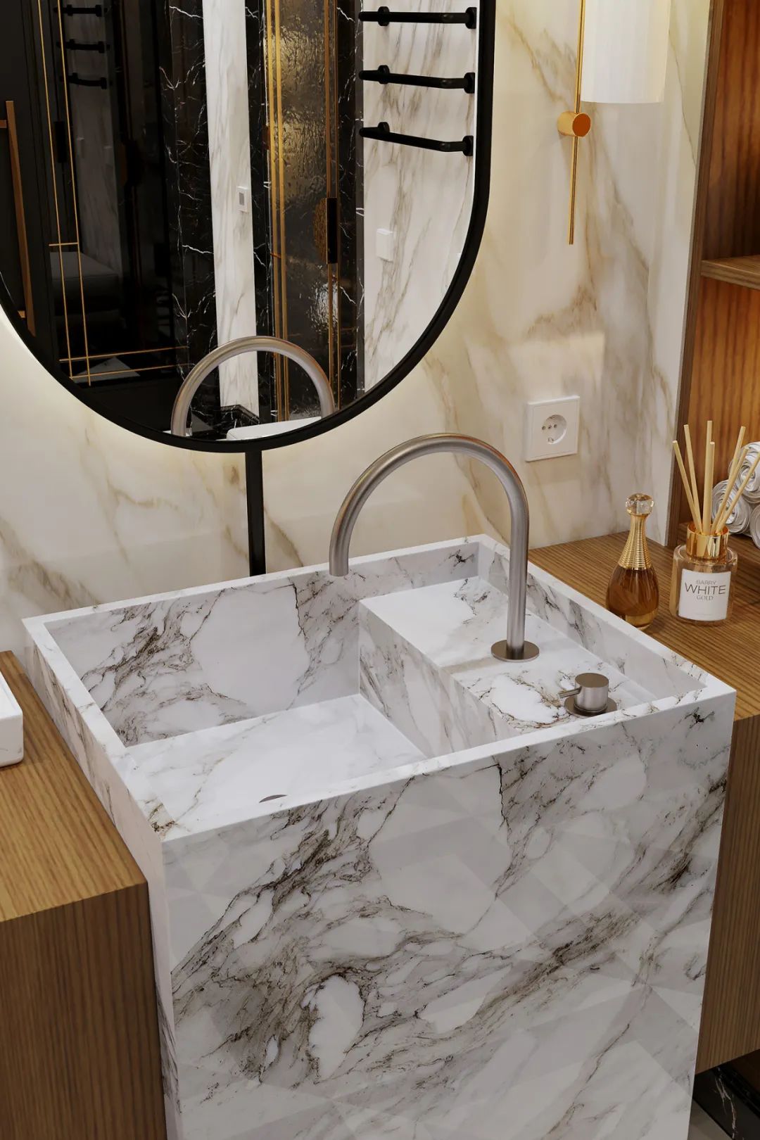 俄罗斯莫斯科 192·4㎡私人豪宅设计丨Julia Design-138