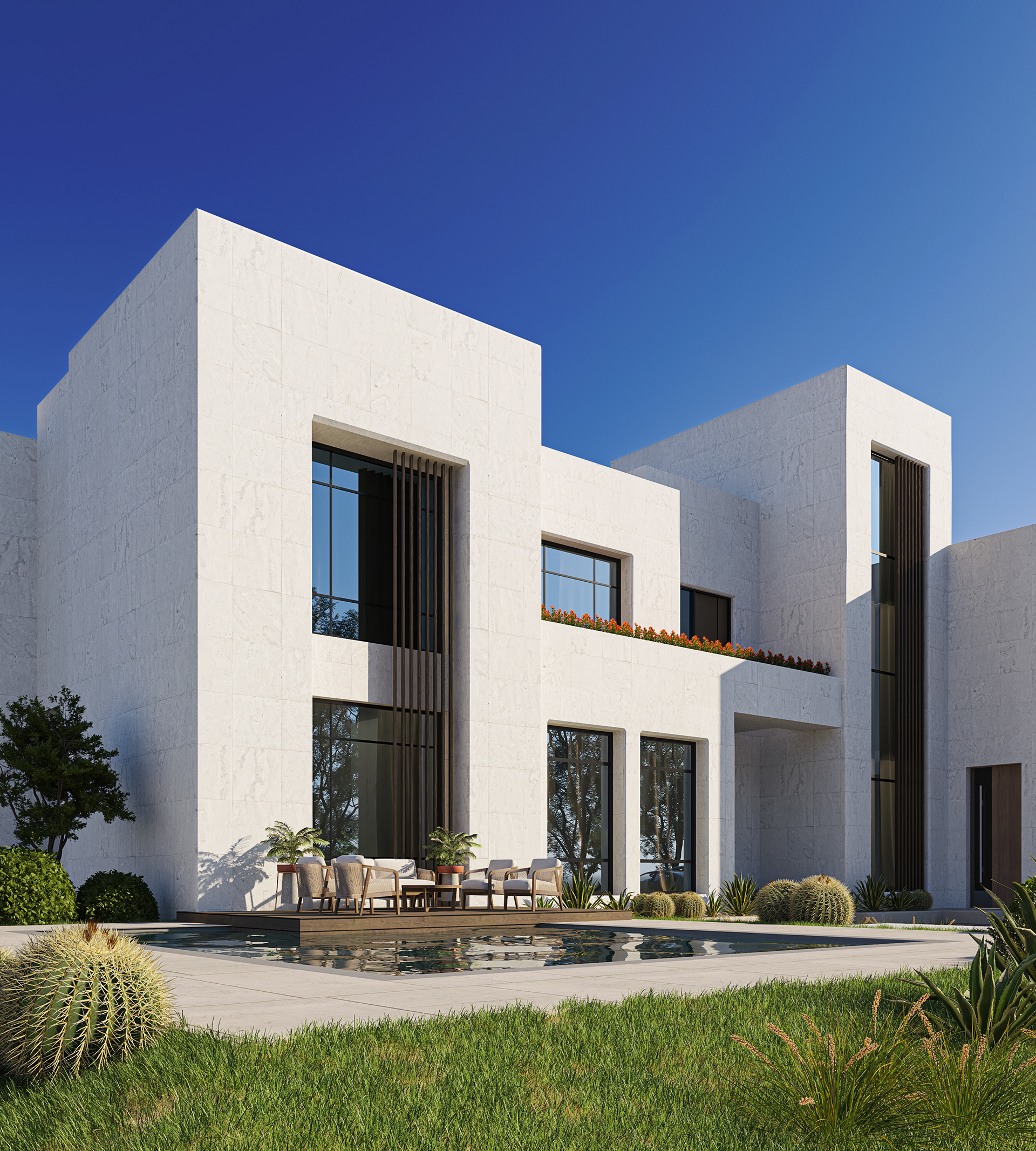 极简风格别墅丨United Arab EmiratesAbu Dhabi丨Ebram Eskander-4