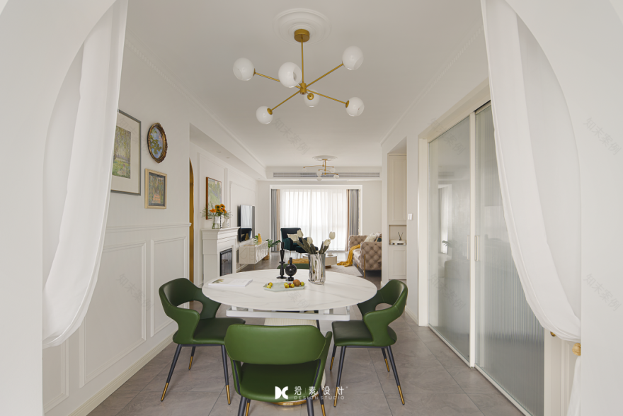 卡皮西纳花园 · 法式轻奢的多彩生活空间丨拾素設計-62