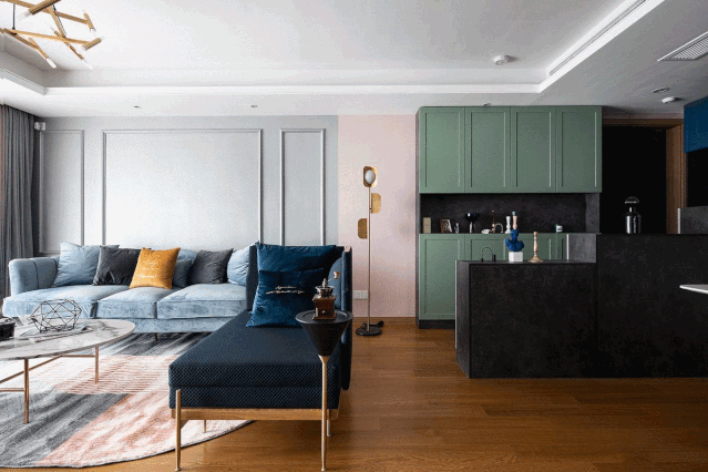 精装房改造，现代轻奢风演绎精致生活-1