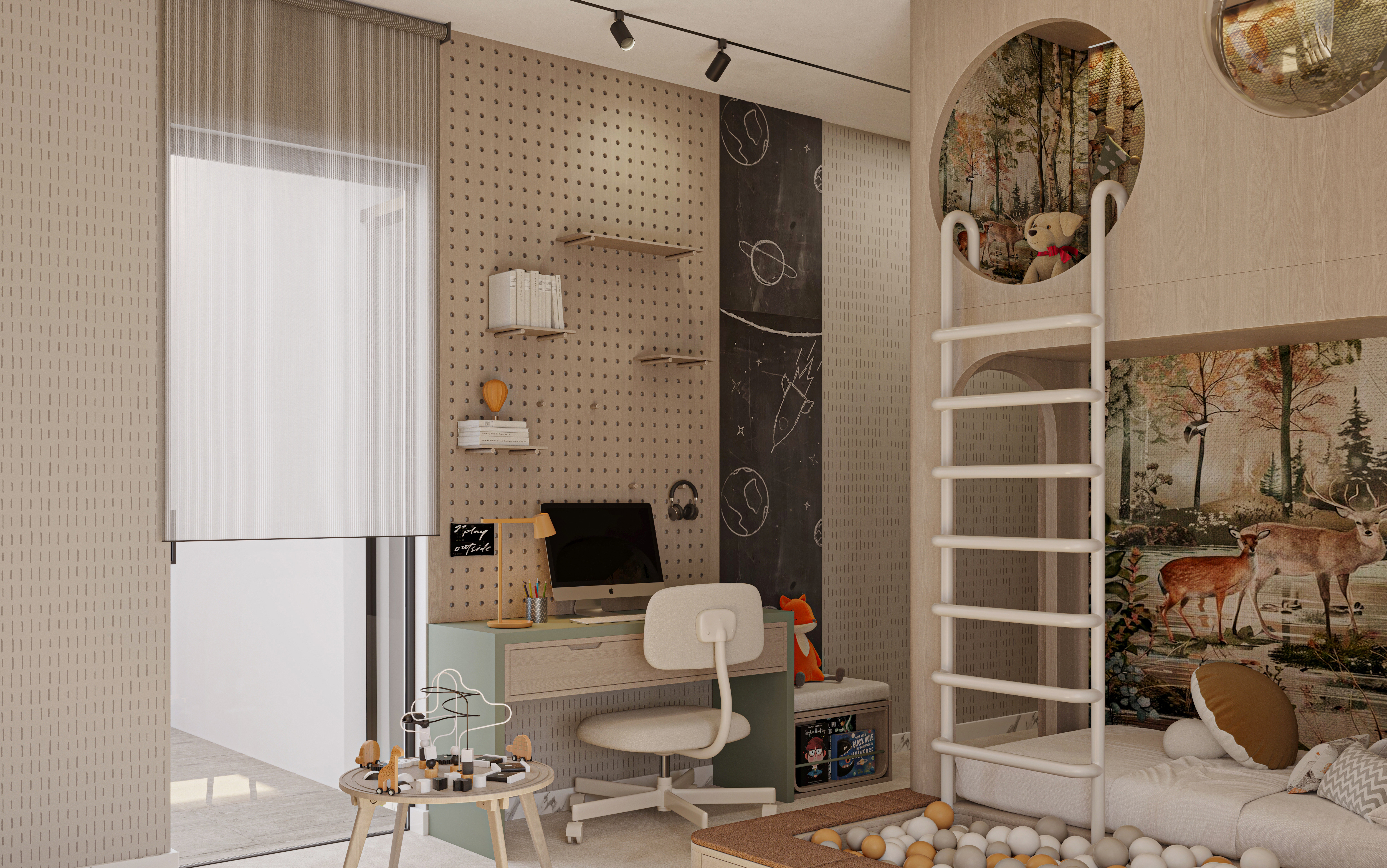 儿童房丨沙特阿拉伯丨Azm Studio-7