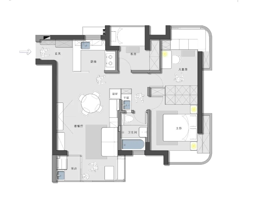 深圳一家四口，爆改68㎡私宅，遇见幸福N次方！-9
