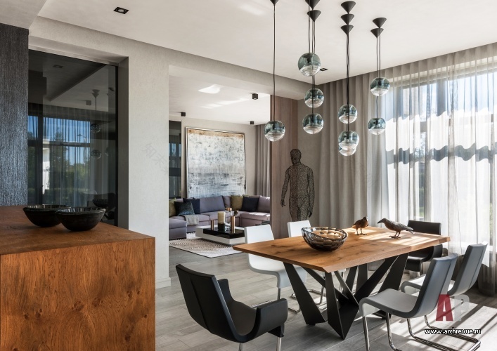 Новорижском шоссе处带情感建筑风格的小型住宅丨Мавродиева Ирина,Гога Артур-20