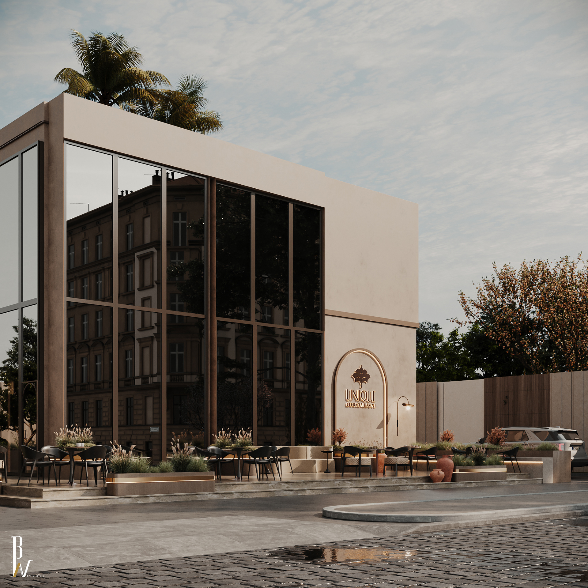 露芮巧克力咖啡馆丨沙特阿拉伯丨Black N White studio-23