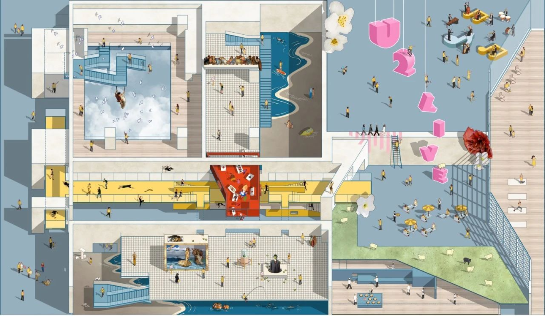 U2美术馆 · 艺术与商业共生的沉浸式空间丨中国北京丨BUZZ庄子玉工作室-8