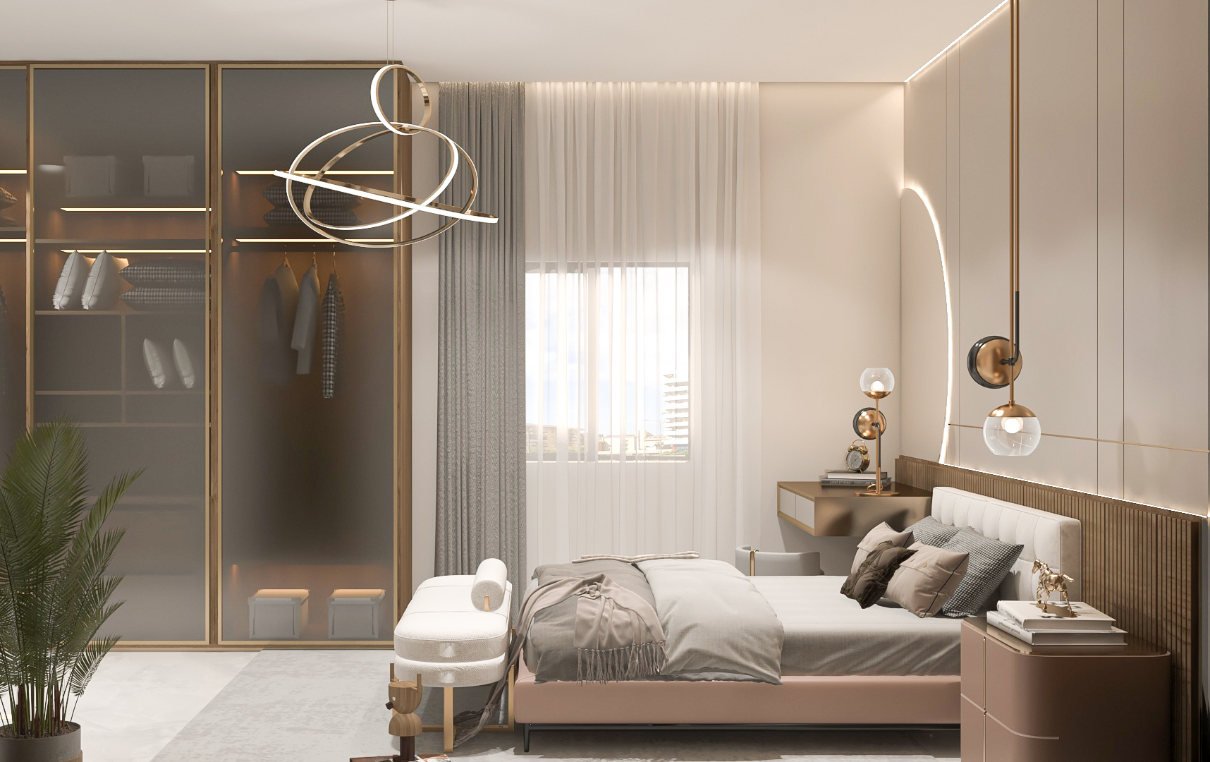 MASTER BEDROOM DESIGN FOR A CHALET-1