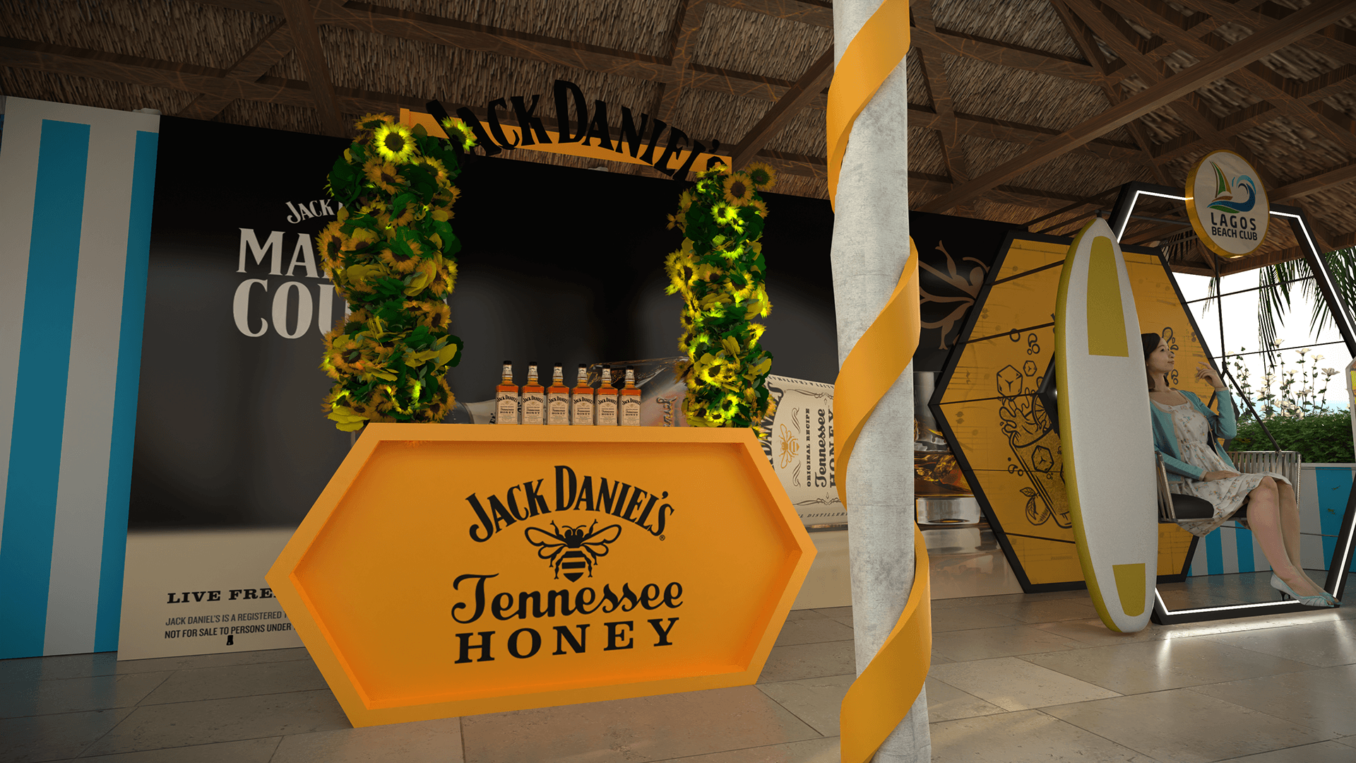 JACK DANIELS HONEY ON THE BEACH-3