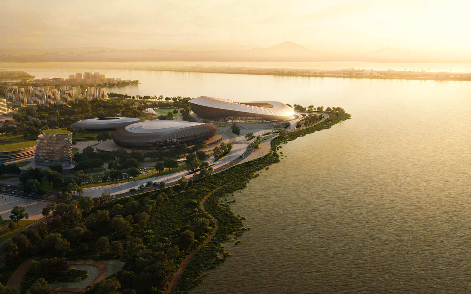 中国粤港澳大湾区大型体育中心建设丨中国广州丨扎哈·哈迪德建筑事务所,广东省建筑设计研究院-12