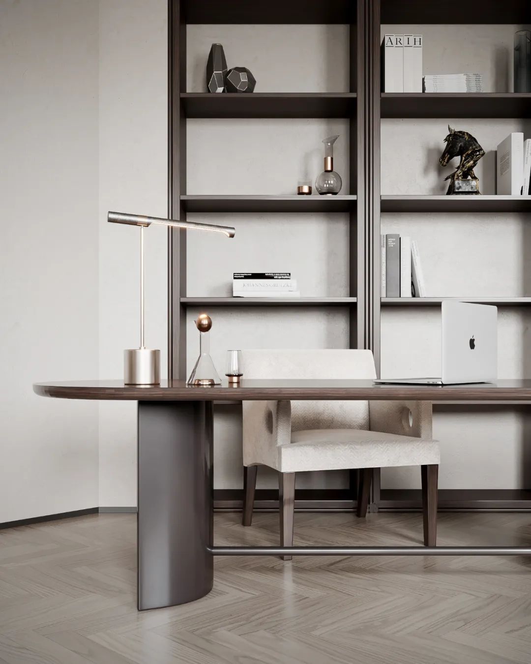 阿玛尼风格别墅设计丨中国湖南丨周笙笙全案设计工作室-22