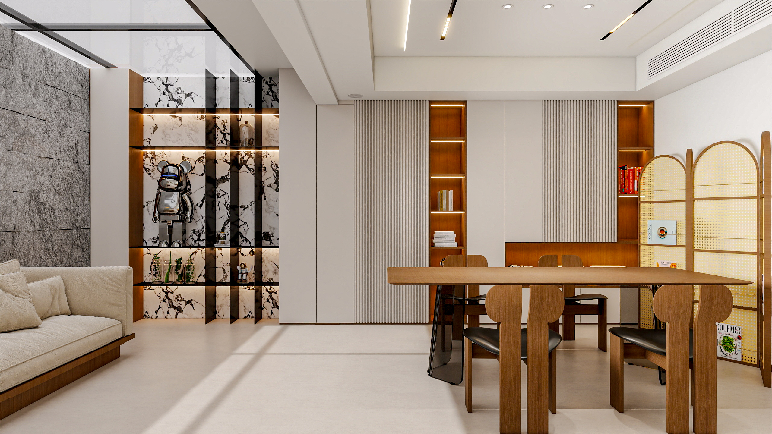 四川成都花间君邸（603平方现代极简底跃四居室）-24