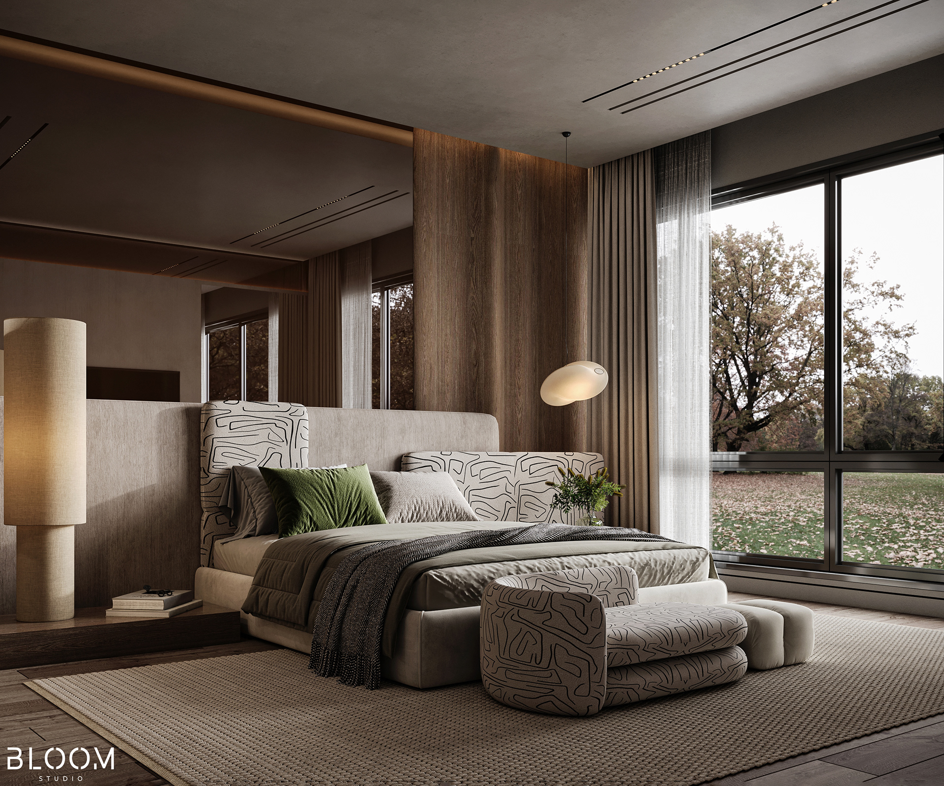 主卧室丨沙特阿拉伯丨Bloom Studio-6